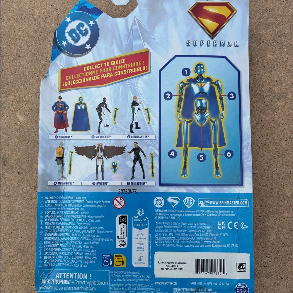 DC Superman Action Figure. New in packaging. - Picture 2 of 3